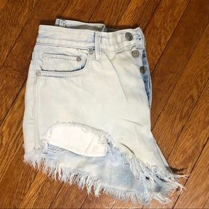 Free people denim shorts
